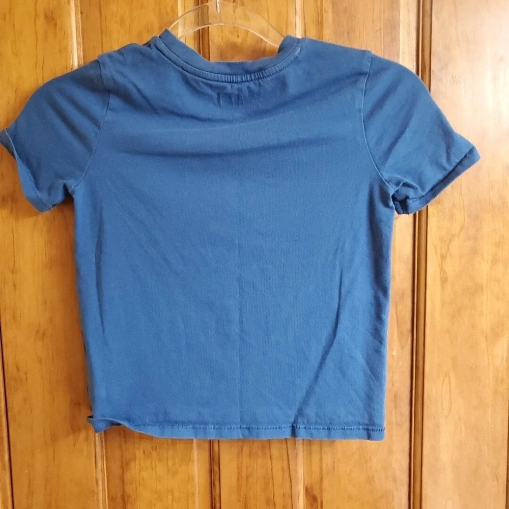 GAP Kids Superman T-Shirt Boys‎ Sz S Blue Graphic DC Comics Superhero Shirt
